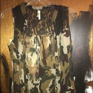 camo shirt.